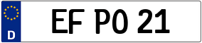 Truck License Plate